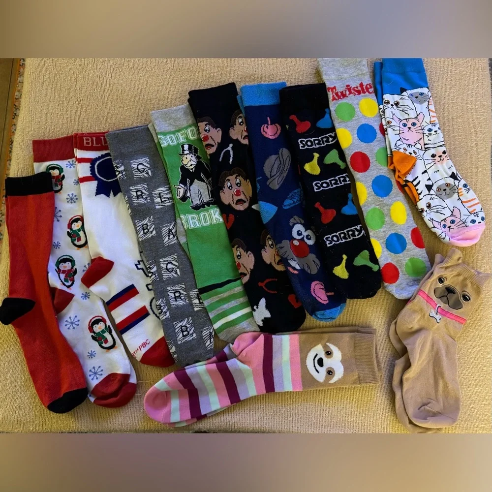 Colorful Assorted Socks Collection